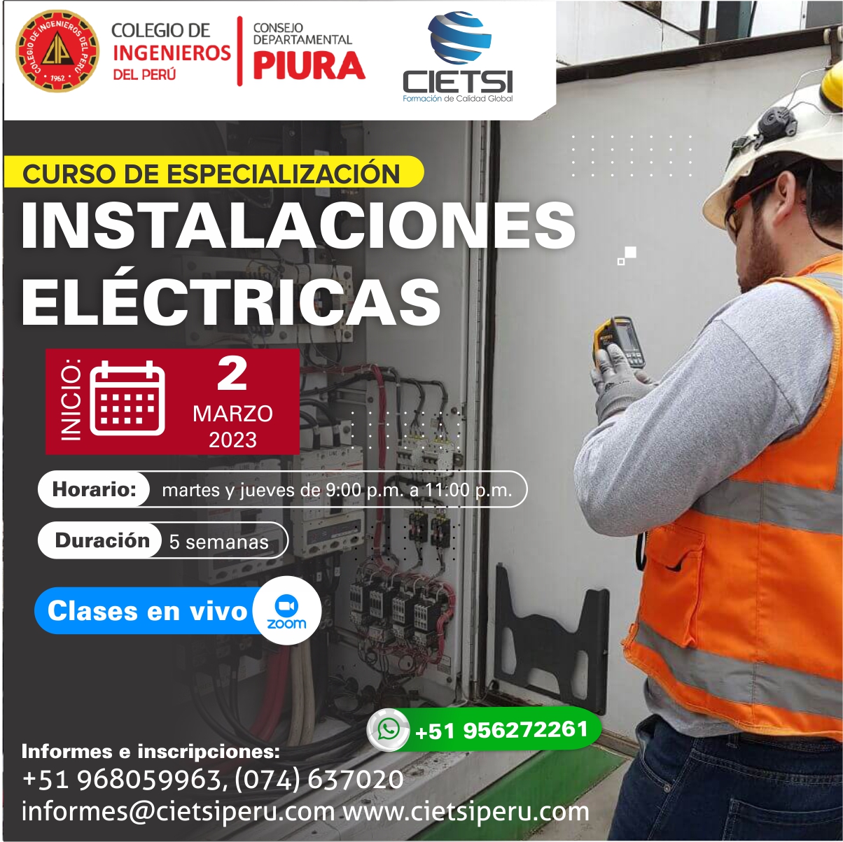 Curso De Especializaci N En Instalaciones El Ctricas